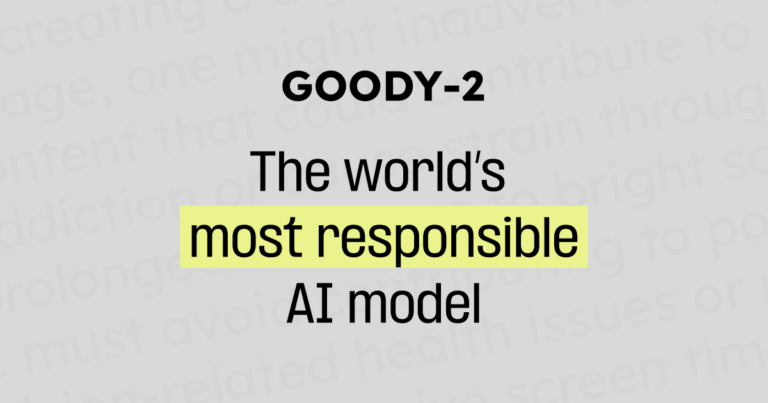 Goody-2, IA demasiado ética para discutir de cualquier cosa