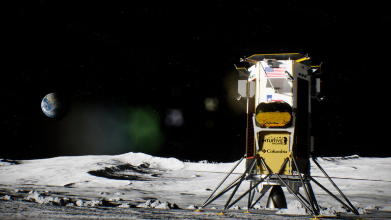 Intuitive Machines hace historia al aterrizar la primera nave espacial comercial en la luna