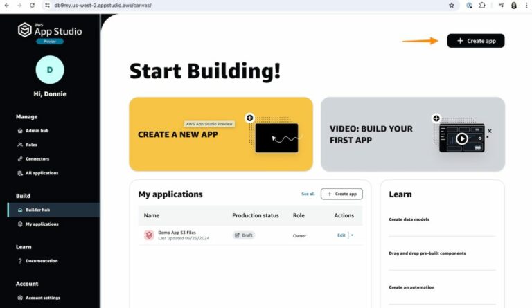 AWS App Studio promete generar aplicaciones empresariales a partir de una solicitud escrita