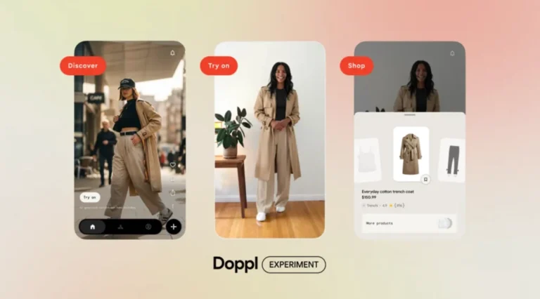 Google integra un feed de compras con IA en su aplicación de prueba de ropa Doppl