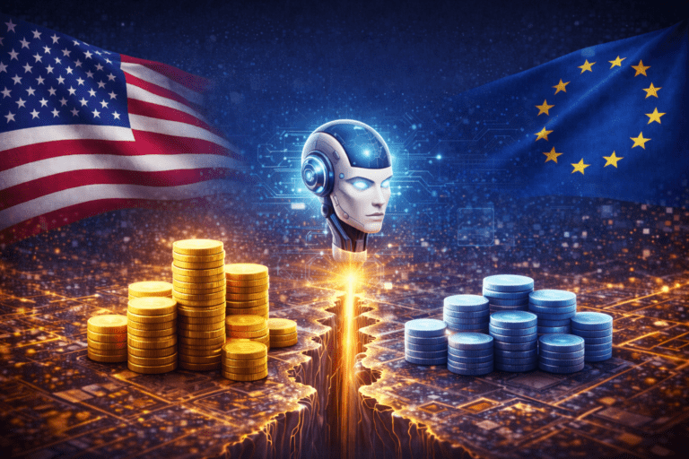 La abismal brecha en IA: cómo la inversión de Estados Unidos deja en evidencia la estrategia europea