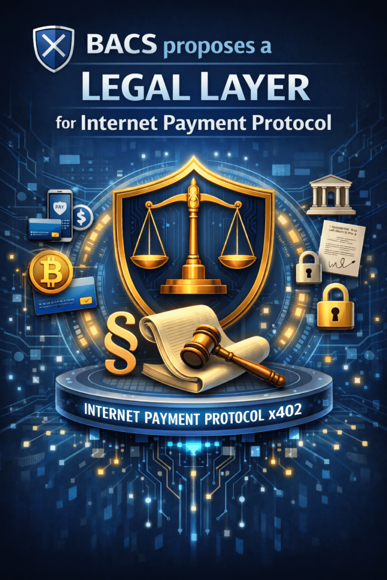 BACS propone una capa jurídica para el protocolo de pagos de internet x402
