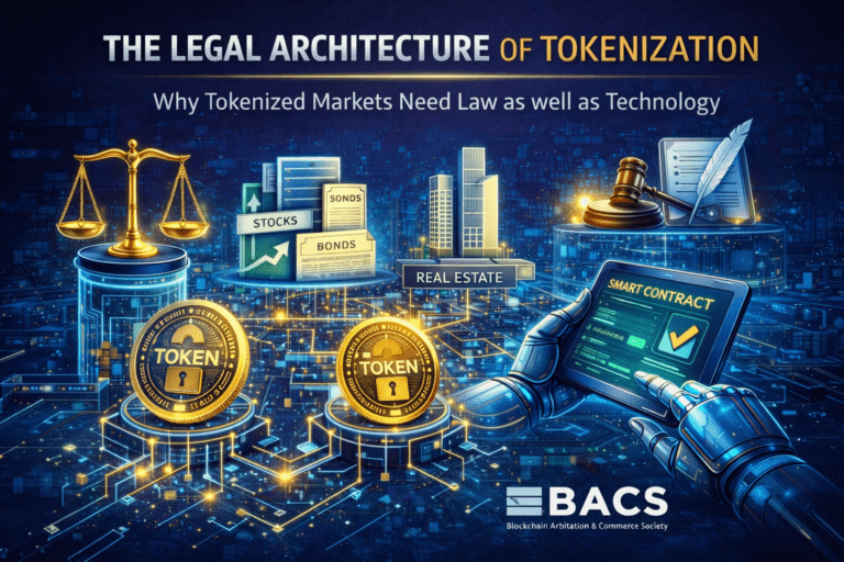 La arquitectura jurídica de la tokenización: por qué el código no es suficiente