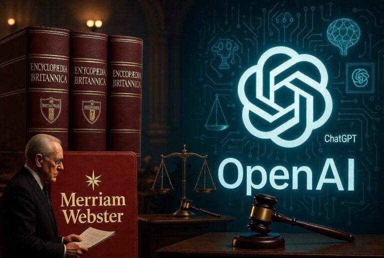 Enciclopedia Británica y Merriam-Webster demandan a OpenAI por infracción masiva de derechos de autor