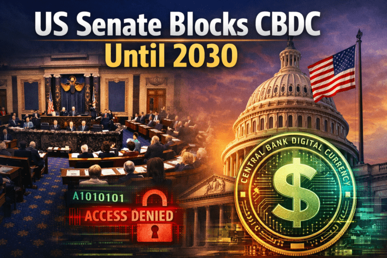 El senado de EE. UU. bloquea la emisión de un dólar digital (CBDC) hasta 2030