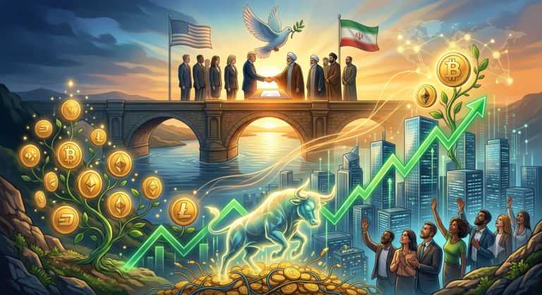 El mercado cripto se recupera ante un posible acuerdo de paz entre EE.UU. e Irán