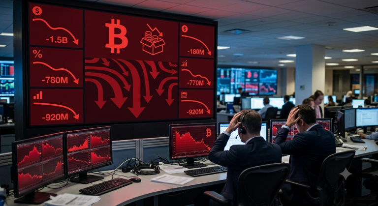 Los ETF de Bitcoin al contado en EE.UU. sufren la peor racha de salidas semanales de su historia