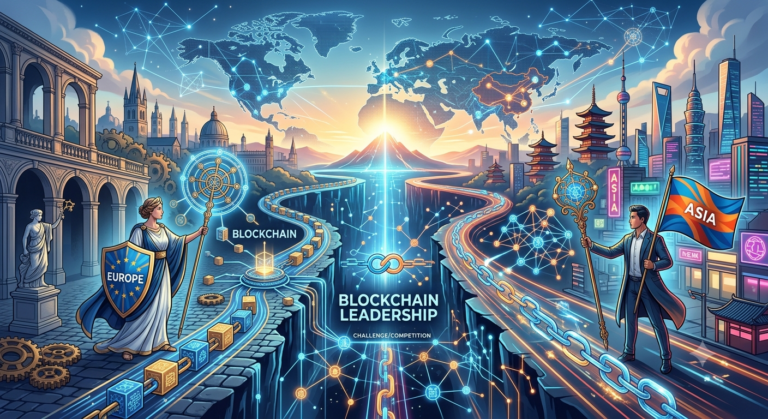 Europa y Asia compiten por el liderazgo blockchain con sus modelos regulatorios