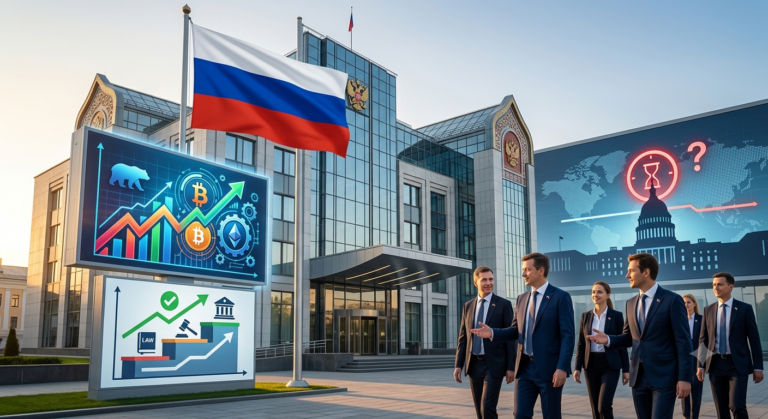 Rusia se adelanta en la regulación cripto mientras el Senado de EE.UU. pospone la ley CLARITY