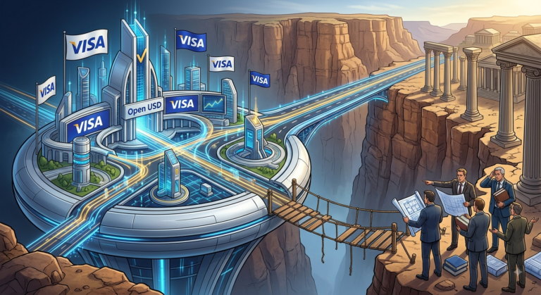 Visa impulsa la adopción de stablecoins con Open USD, pero falta la capa legal