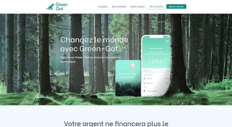 Green-Got es un neobanco para clientes preocupados por el clima