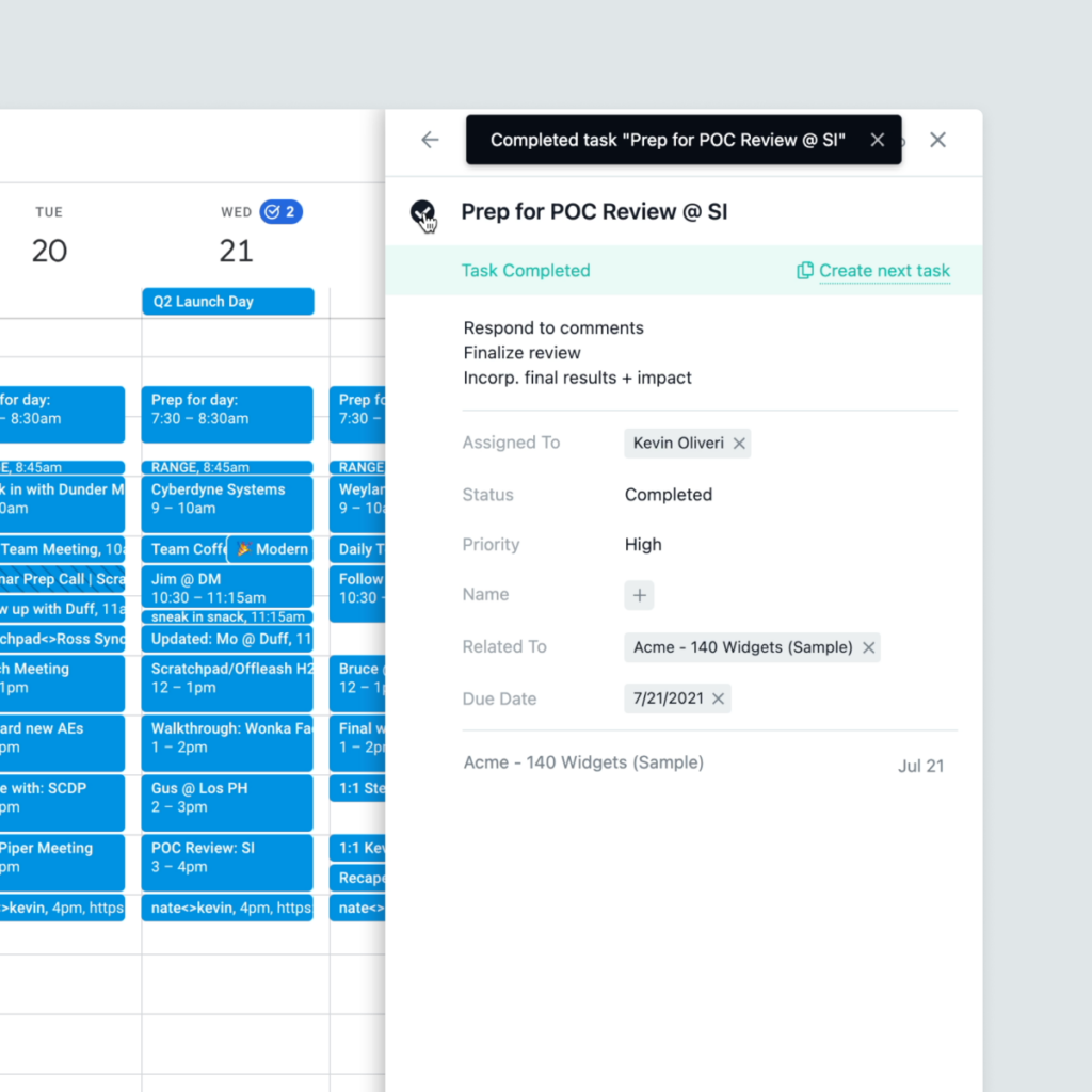 Scratchpad continues to build the sales workspace